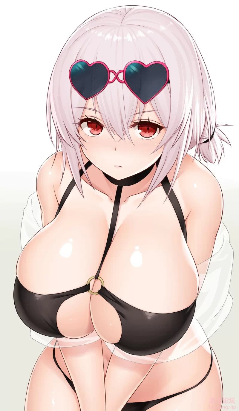 yande.re 546479 asamura_hiori azur_lane bikini cleavage megane open_shirt see_th.jpg